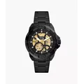 Fossil Men's Bronson Automatic Black Stainless Steel Watch