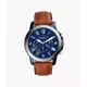 Fossil Men's Grant Chronograph Light Brown Leather Watch