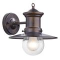 dar lighting SED1529 Sedgewick 1 Light Lantern Bronze Down Facing IP44