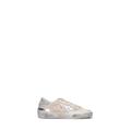 GOLDEN GOOSE SUPER-STAR PENSTAR MULTIFOXING Sneaker donna panna/argento in pelle