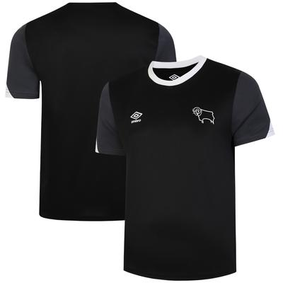 Derby County Umbro Trainingstrikot – Schwarz Image