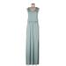 The ZigZag Stripe Casual Dress: Gray Dresses - Women's Size Medium