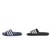 adidas Unisex Adilette Aqua Schlappen, Dark Blue/FTWR White/Dark Blue, 43 EU Herren Adilette Shower Slipper, Schwarz, 43 EU