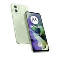 Motorola moto g54 5G (6,5"-FHD+-Display, 50-MP-Dual-Kamera, 8/256 GB, 5000 mAh, Android 13) Mint Green (veganes Leder), inkl. Schutzcover + KFZ-Adapter [Exklusiv bei Amazon]