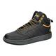 adidas Men's Hoops 3.0 Mid Lifestyle Basketball Classic Fur Lining Winterized Shoes Sneakers, core Black/core Black/preloved Yellow, 10 UK