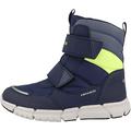 Geox Boy's J Flexyper Boy Abx Ankle Boots, Navy Fluo Yellow, 6 UK Child