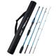 Matymats 4 Pieces Travel Fishing Pole, Carp Fishing Rod, Telescopic Spinning Rod, Sea Fishing Rod 7ft-Medium-Medium Fast-4pcs-Blue Cast Spinning Fishing Rods