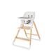 Ergobaby Evolve High Chair 2-in-1 Set Ergonomischer Hochstuhl für Babys Mitwachsend ab 6 Monate, Babyhochstuhl inkl. 5-Punkt-Gurt, Kinderhochstuhl mit verstellbarem Sitz, Natural Wood