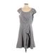 Calvin Klein Casual Dress: Gray Dresses - Women's Size P