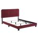 Modway Celine Upholste Bed Upholste in Red | 48 H x 76 W x 76 D in | Wayfair 889654992585