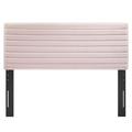 Modway King Velvet Spindle Headboard Upholstered/Velvet in Pink | 23 H x 62 W x 3.5 D in | Wayfair 889654933410