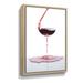 Latitude Run® Red Wine Graphic Art on Canvas Metal in Red/White | 48" H x 32" W x 2" D | Wayfair 2A245130E3E54A2DB6D9A94424186358