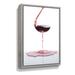 Latitude Run® Red Wine Graphic Art on Canvas in Red/White | 12" H x 8" W x 2" D | Wayfair 99CA9958EE9A48E898D1C0658731BB68