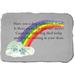 Trinx Kay Berry Have You A Dog Garden Stone (Colored Rainbow) Stone in Gray | 10 H x 15 W x 1 D in | Wayfair 4AC3EF55C46743ECA10A21A9E253E517