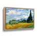 Lark Manor™ Miko 'Cypress' by Vincent Van Gogh - Print on Canvas in White | 36" H x 48" W x 2" D | Wayfair F1E78B23F5DD45D19C0E9FB47F34A757