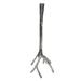 Ivy Bronx 20 Inch Tall Branch Inspired Candle Holder, Aluminum, Silver Finish in Gray | 20 H x 8 W x 8 D in | Wayfair