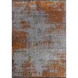 Brick 3'4" x 9'11" Area Rug - 17 Stories Kachig Abstract Machine Woven Cotton Indoor/Outdoor Area Rug in 119.0 x 40.0 x 0.4 in orangeMetal | Wayfair