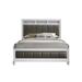 Rosdorf Park Kapish Bed Wood & /Upholstered/Faux leather in Black | 56 H x 63.5 W x 84.75 D in | Wayfair 92C5527ED9D449F4A55E5C23021EFDCA