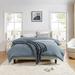 Lark Manor™ Amati Wingback Platform Bed Upholstered/Polyester in Brown | 42 H x 81.25 W x 82.5 D in | Wayfair B9F49BA4BB0E48B0B3B4516296DAA2A0