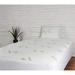 Premium Ultra Soft Bamboo Mattress Protector Water Resistant Breathable Mattress Shield Encasement - White