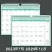 BESTONZON Monthly Hanging Calendar Count Down Calendar English Daily Calendar Wall Calendar