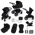 Ickle Bubba Stomp V3 All-in-One Travel System Bundle - Black Chassis (Supplier Colour: Black / Black)