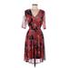 Kate and Lily Casual Dress: Red Dresses - Women's Size 8 Petite
