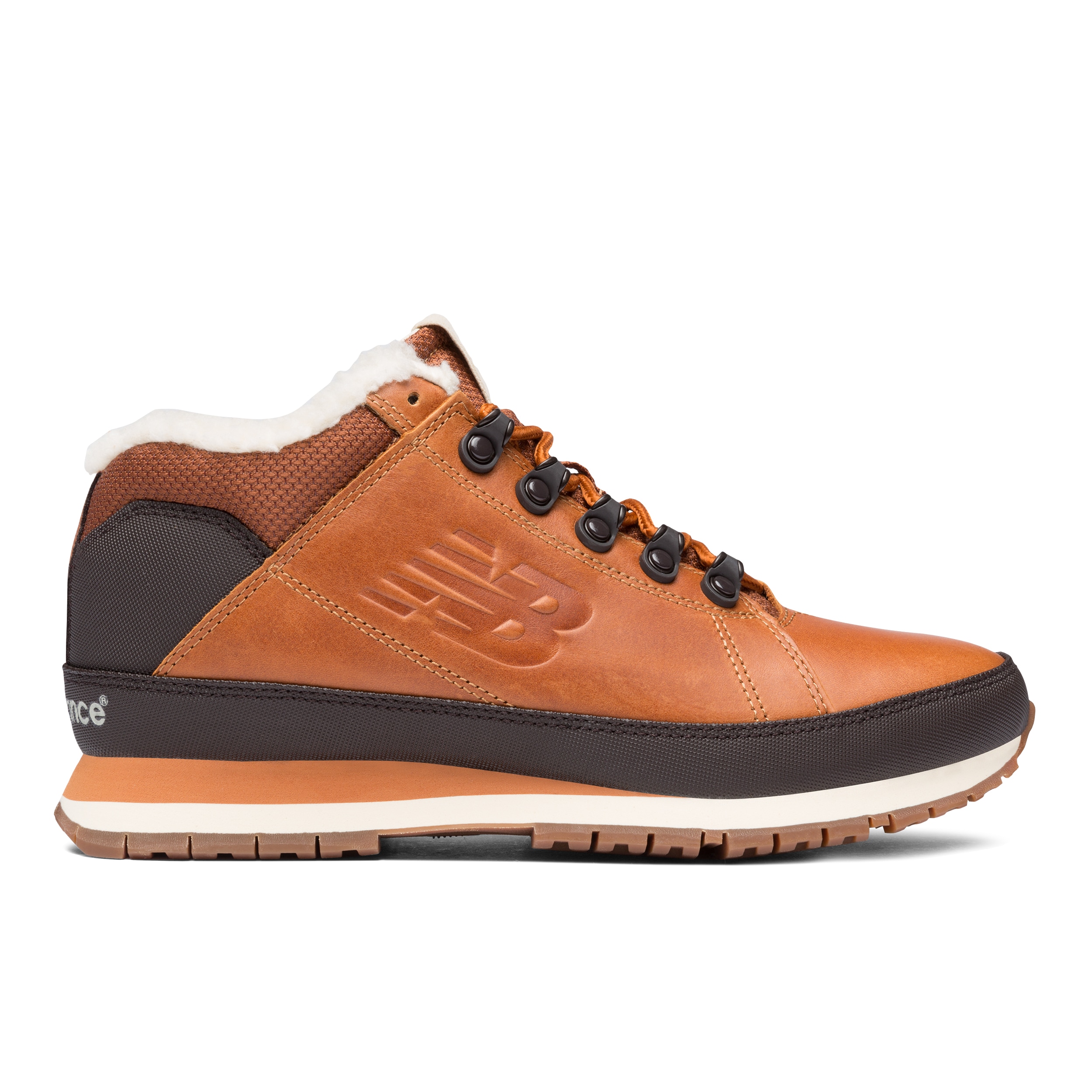 Sneaker NEW BALANCE "754", Gr. 41,5, braun, Leder, Sportlich, Schuhe
