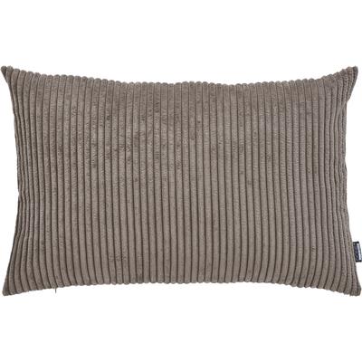 Dekokissen DONE. "Zoom", braun (chocolate), B:40cm L:60cm, Obermaterial: 92% Polyester, 8% Nylon, Dekokissen_Sitzkissen_Kissenhüllen, Kissenhülle aus modernem Kordstoff Image