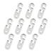 10pcs 2mm Durable Aluminum Delta Cord Buckles Rope Adjusters Quick Kno Antislip Tightening Hooks Wind Rope Buckles for Tent Camp