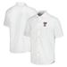 Men's Tommy Bahama White Texas Tech Red Raiders Coconut Point Palm Vista IslandZone Camp Button-Up Shirt