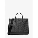 Michael Kors Hudson Empire Signature Logo Tote Bag Black One Size