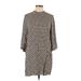 Richard Allan x H&M Casual Dress - Shift Mock 3/4 sleeves: Brown Dresses - Women's Size 10