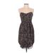 Thread Social Cocktail Dress - Party Open Neckline Sleeveless: Brown Dresses - Women's Size 6