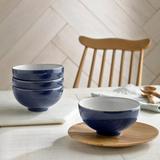 Denby Elements Set of 4 Rice Bowls Ceramic/Earthenware/Stoneware in Blue | 2.56 H x 5.12 W x 5.12 D in | Wayfair ELDB-209/4