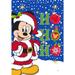 Back Yard Glory Disney Mickey Santa Ho Ho HoGarden Flag, 12.5" x 18", Officially Licensed Disney Product, Flag Stand Sold Separately | Wayfair