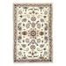 Blue/White 60 x 36 x 0.25 in Area Rug - Isabelline Sev Oriental Handmade Hand-Knotted Rectangle 3' x 5' Wool/Cotton Area Rug in Ivory/Blue/Beige Wool/Cotton | Wayfair