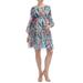 Nia Floral Long Sleeve Maternity Babydoll Dress