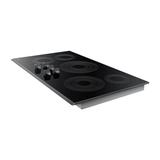 Samsung 36" Smart Electric Cooktop in Black Stainless Steel - N/A
