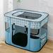 ZBH Cat Playpen for Indoor Cats Enclosed Portable Foldable Pet Dog Playpen Outdoor Play Tents Crate Cage with Zipper Top Cover Door for Puppy Outside Car Camper