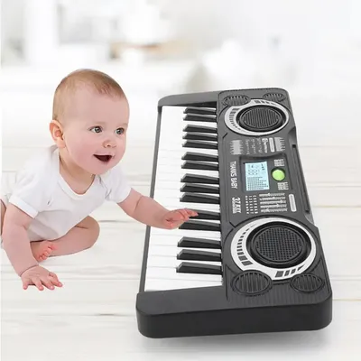 Piano à clavier numérique USB avec microphone pour enfant orgue électronique jouet musical