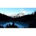 Reflections Landscape Reflection Lake Blue - Laminated Poster Print - 20 Inch by 30 Inch with Bright Colors and Vivid Imagery