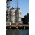 Dockside Silos Port Industry Felixstowe - Laminated Poster Print - 20 Inch by 30 Inch with Bright Colors and Vivid Imagery