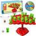 Frog Balance Counting Toy Scales Scales for Children Toad Balance Math Game Counting and Calculating Educational Toy Two Players Frog Balance Board Game for Family Parties Christmas