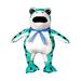 Pontos Cartoon Frog Plush Toy Cute Green Frog Plushies Ornament Soft Stuffed Animal Doll Pillow Kids Soothing Companion Doll Home Decoration Girl Birthday Gift