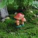 FRCOLOR 3pcs Miniature Mushroom Decoration Mini Garden Layout Mushroom Bonsai Decorative Resin Mushroom