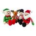 Christmas Plush Toys Snowman Reindeer Elf Santa Claus Plush Toy Stuffed Animals Plush Doll Toy Pillow Christmas Home Decorations Xmas