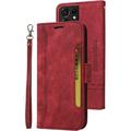 Samsung Galaxy S21 Ultra 5G Wallet Case PU Leather Folio Kickstand Card Slots Cover for Galaxy S21 Ultra 5G Book Folding Flip Case Protective Cover for Samsung Galaxy S21 Ultra 5G Red