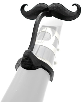 Brasstache Mustache Clip for Clarinet