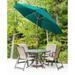 Frankford Umbrellas Monterey Collection 7.5 ft. Solid Commercial Fiberglass Market Umbrella with Crank Auto Tilt